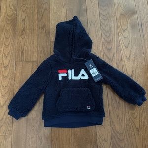 NWT - Fila Fleece Hoodie - Hooded Sweatshirt (Size: 3T)